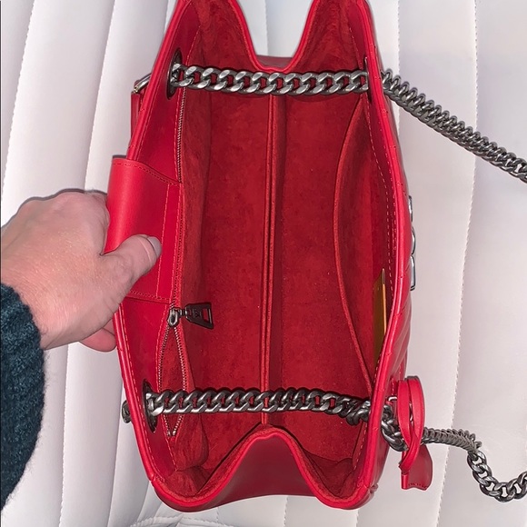 NEW Louis Vuitton New Wave Chain Tote Ecarlate - Picture 7 of 11